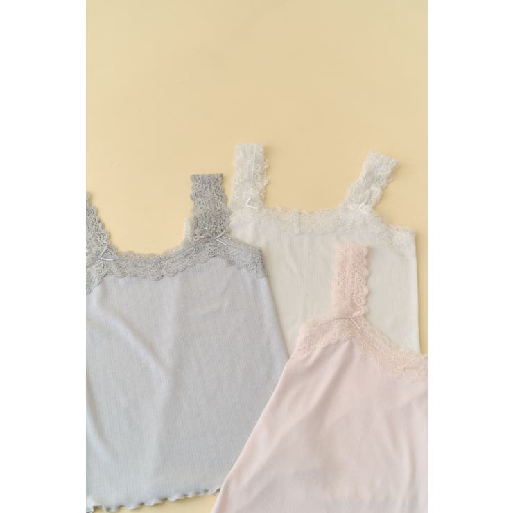 lace frame camisole tops | merry jenny | 詳細画像19 