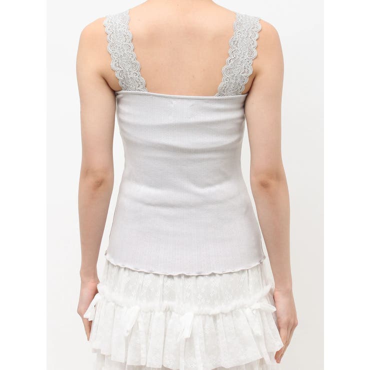 lace frame camisole tops | merry jenny | 詳細画像22 