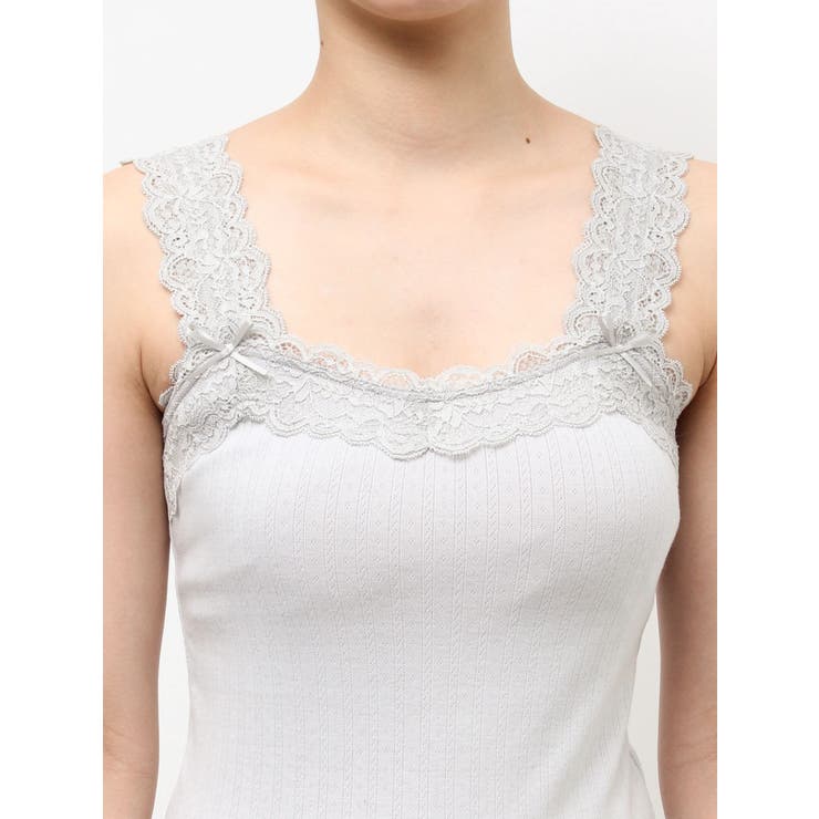 lace frame camisole tops | merry jenny | 詳細画像23 