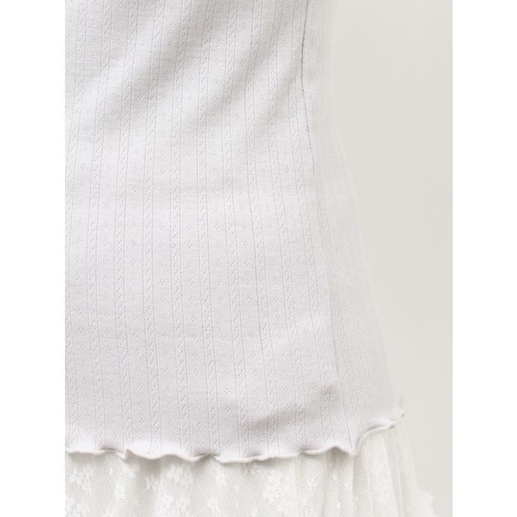 lace frame camisole tops | merry jenny | 詳細画像25 