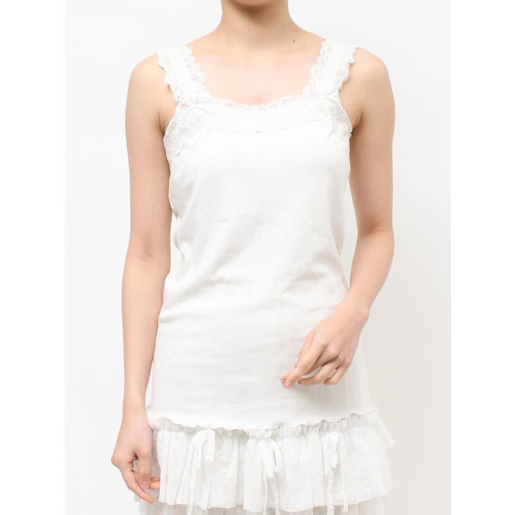 lace frame camisole tops | merry jenny | 詳細画像31 