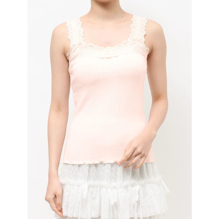 lace frame camisole tops | merry jenny | 詳細画像32 