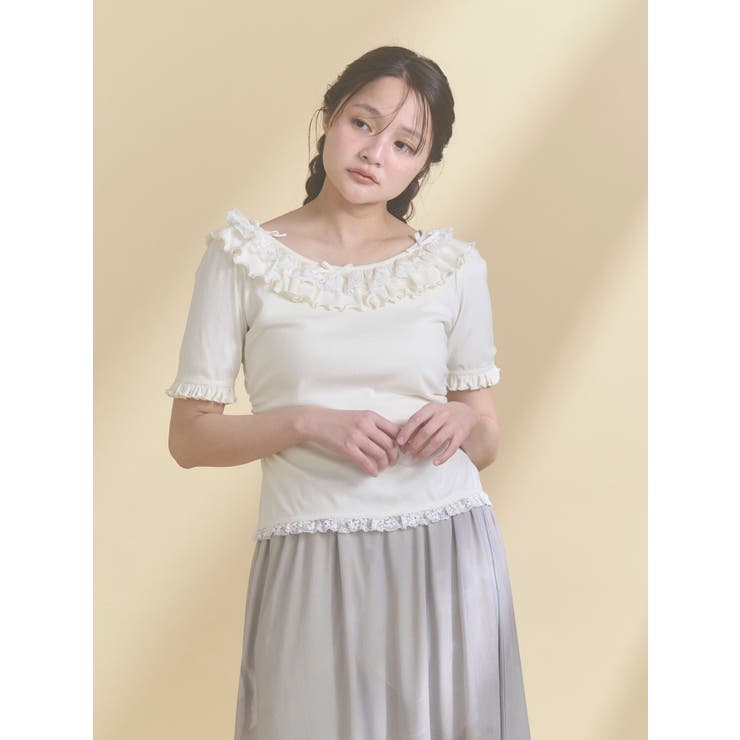 romantic frill summer top | merry jenny | 詳細画像7 