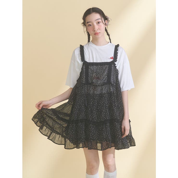 ribbon dog collage tee | merry jenny | 詳細画像21 