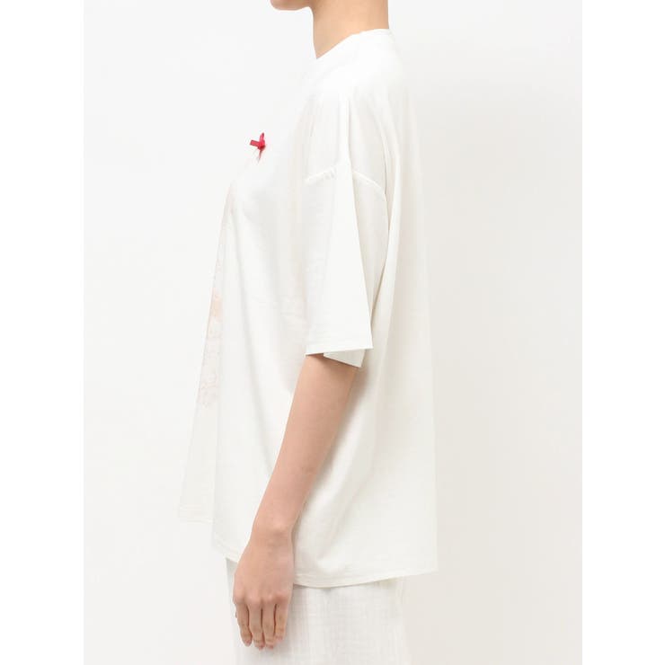ribbon dog collage tee | merry jenny | 詳細画像36 