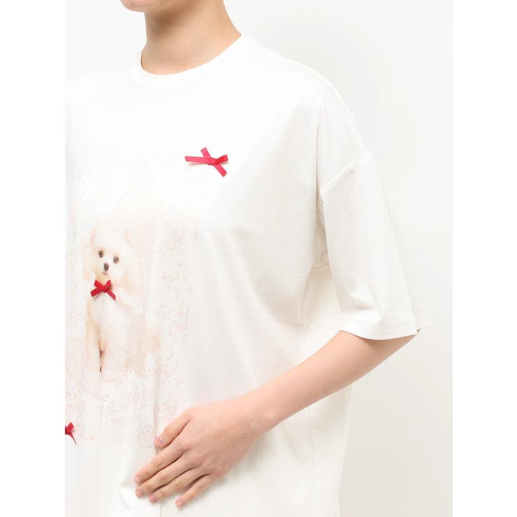 ribbon dog collage tee | merry jenny | 詳細画像39 