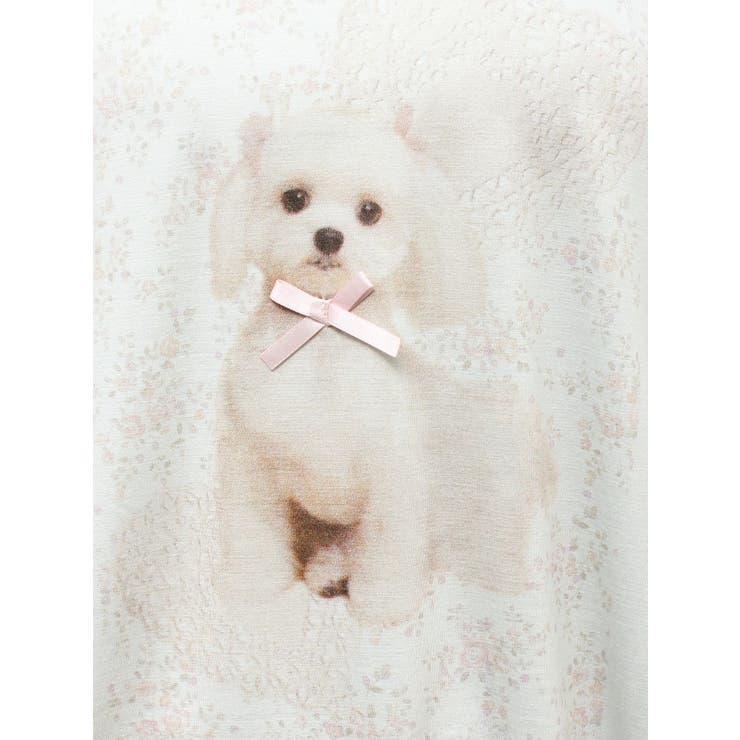 ribbon dog collage tee | merry jenny | 詳細画像44 