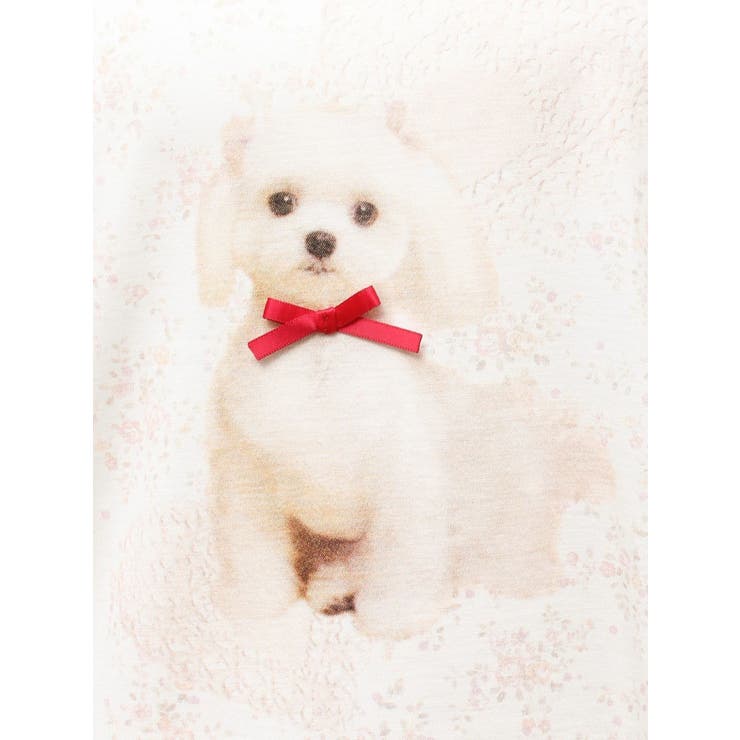ribbon dog collage tee | merry jenny | 詳細画像45 
