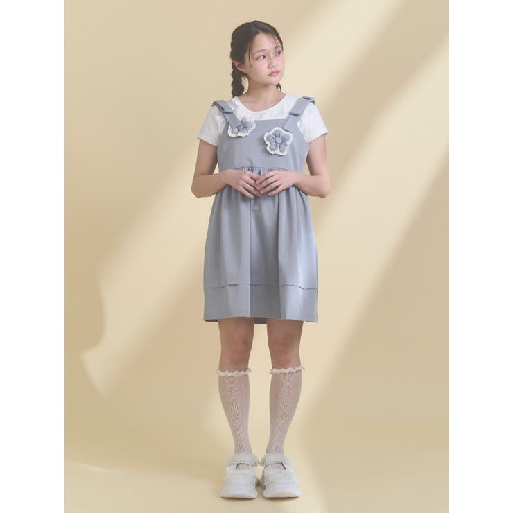 クッションフラワーミニワンピース | merry jenny | 詳細画像7 