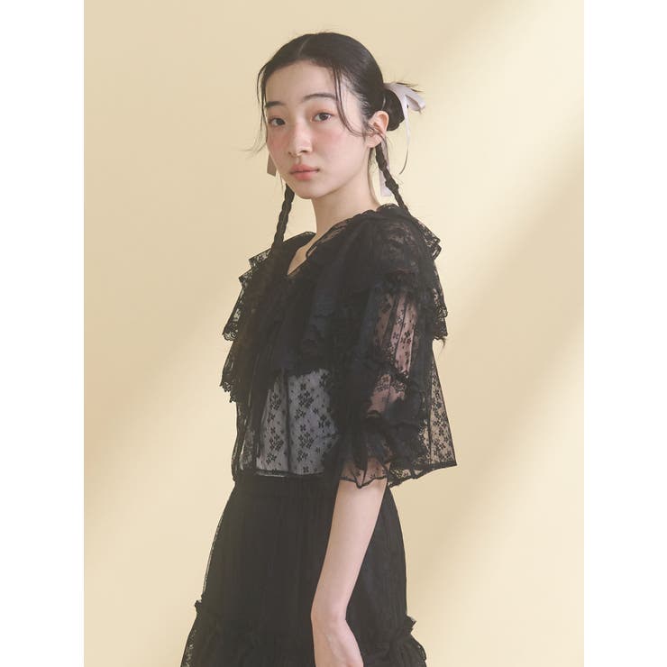 floral sheer bolero | merry jenny | 詳細画像11 