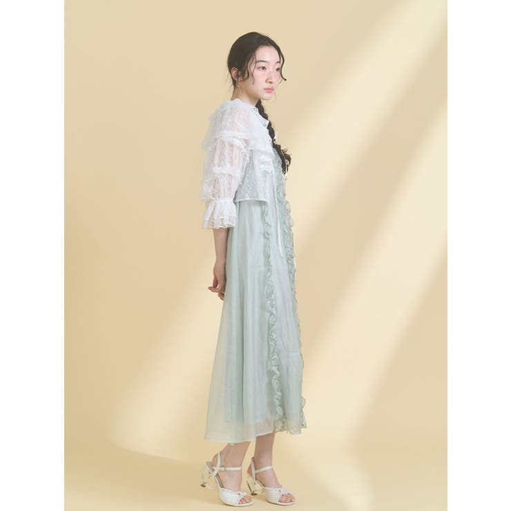floral sheer bolero | merry jenny | 詳細画像18 