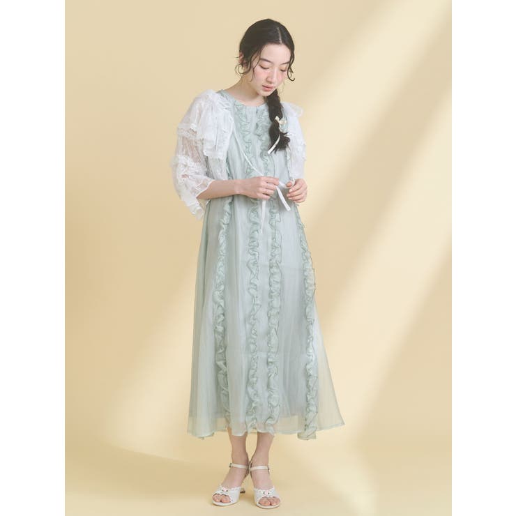 floral sheer bolero | merry jenny | 詳細画像19 