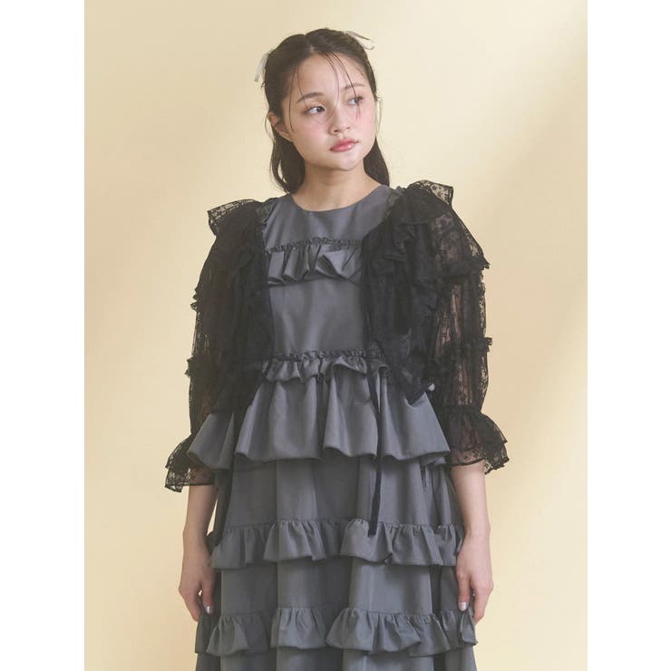 floral sheer bolero | merry jenny | 詳細画像21 