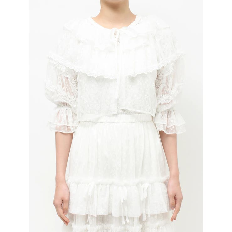 floral sheer bolero | merry jenny | 詳細画像27 