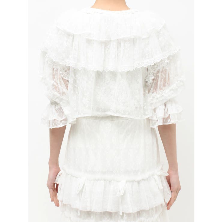 floral sheer bolero | merry jenny | 詳細画像29 