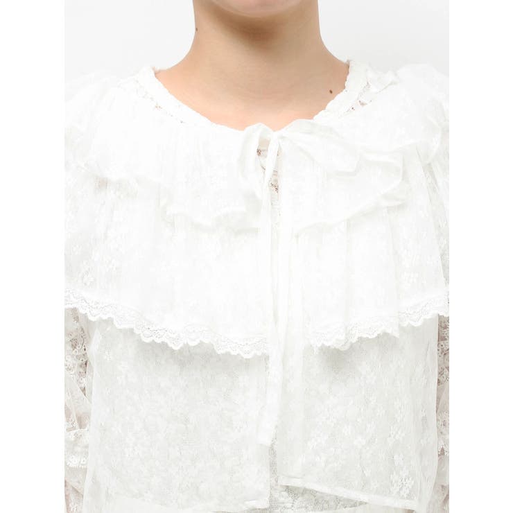 floral sheer bolero | merry jenny | 詳細画像30 