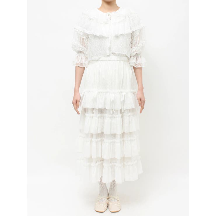 floral sheer bolero | merry jenny | 詳細画像34 