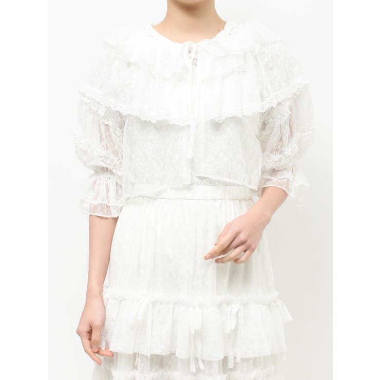 floral sheer bolero | merry jenny | 詳細画像38 