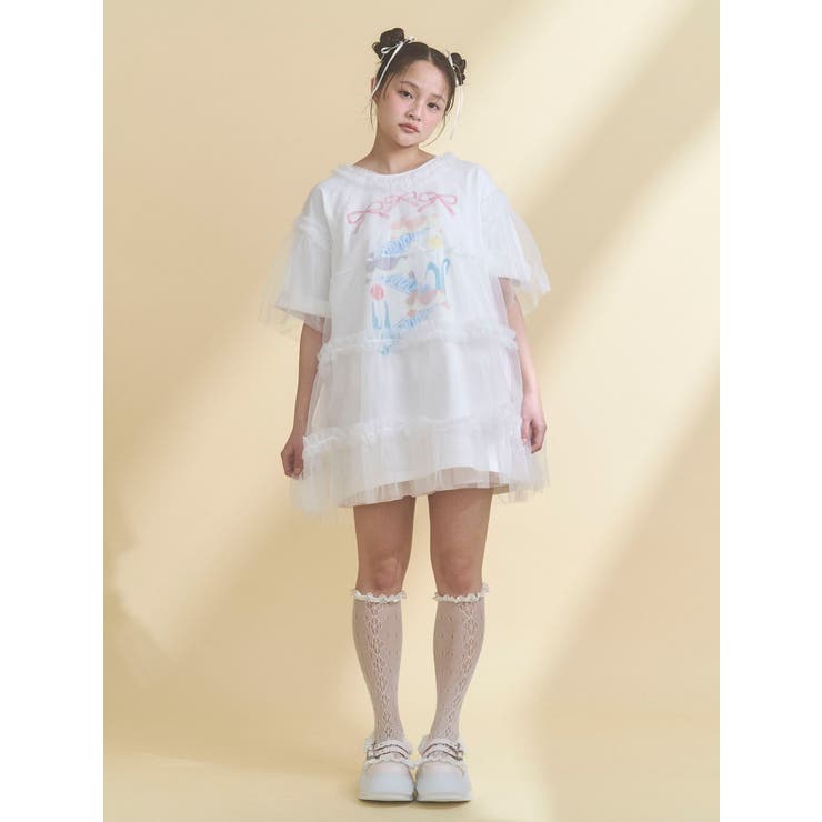 frill mary jane metal sneakers | merry jenny | 詳細画像10 