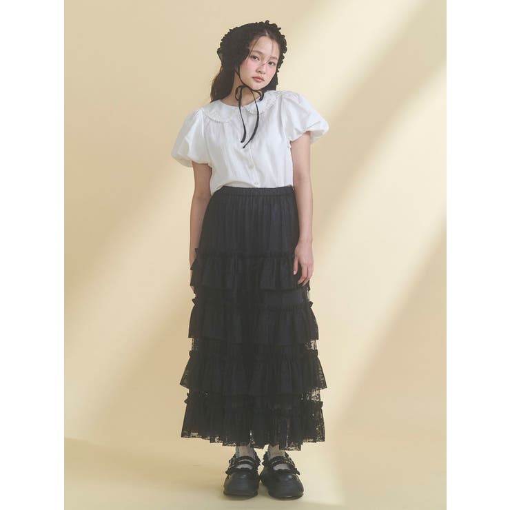 frill mary jane metal sneakers | merry jenny | 詳細画像20 