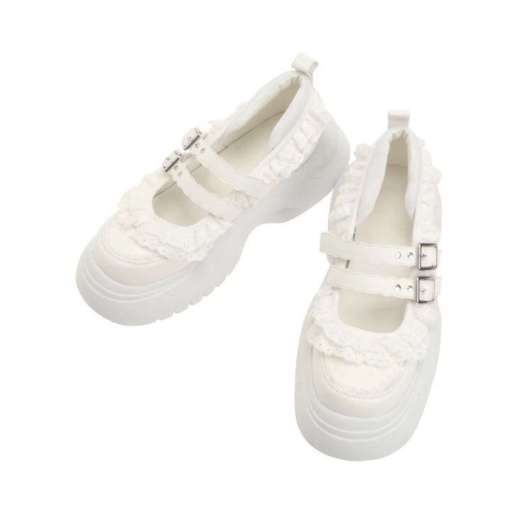 frill mary jane metal sneakers | merry jenny | 詳細画像30 