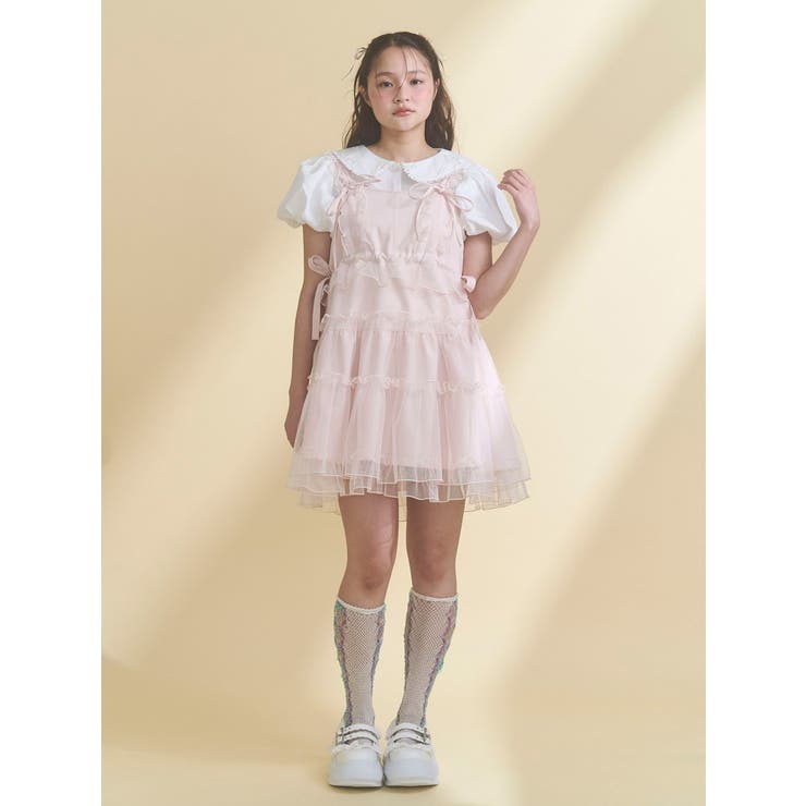 frill mary jane metal sneakers | merry jenny | 詳細画像7 
