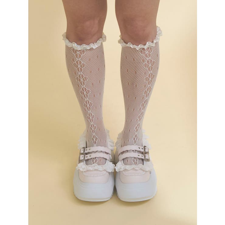 frill mary jane metal sneakers | merry jenny | 詳細画像8 