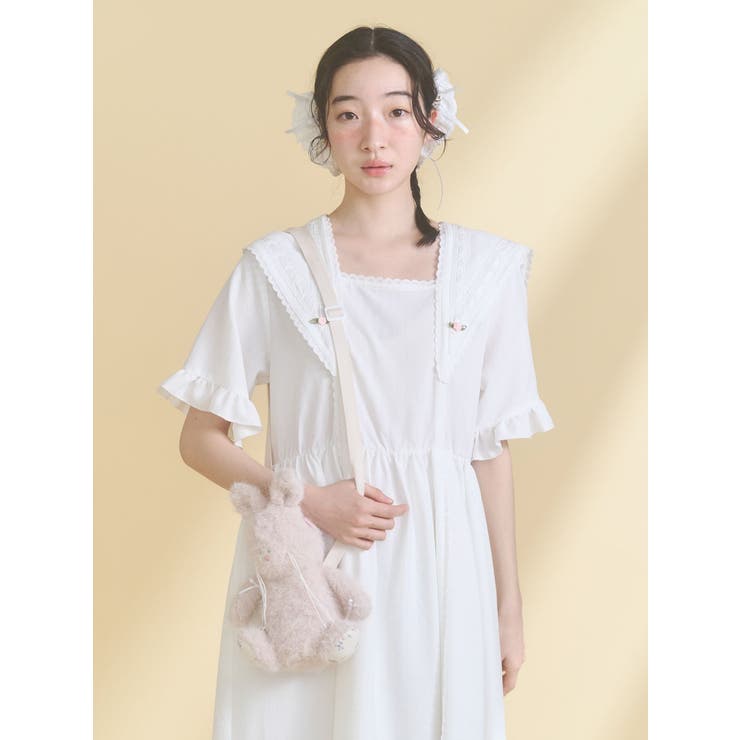 nuku nuku rabbit pouch | merry jenny | 詳細画像10 