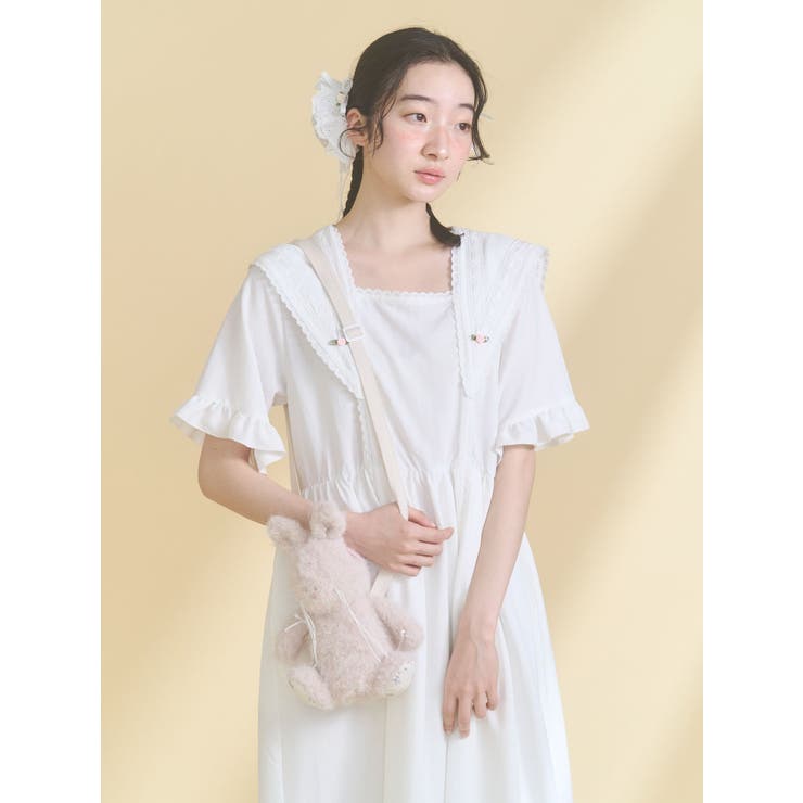 nuku nuku rabbit pouch | merry jenny | 詳細画像11 