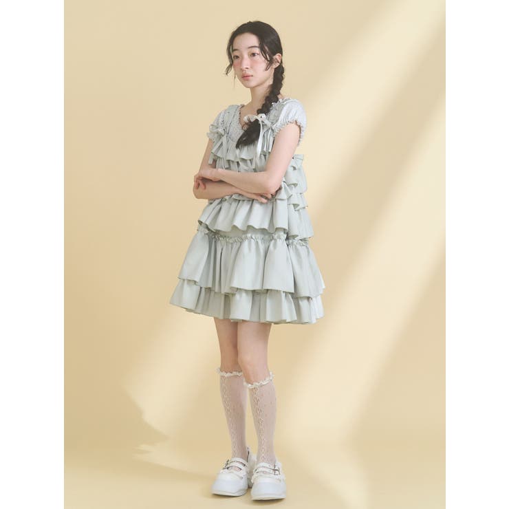 petit flower pure neck tee | merry jenny | 詳細画像10 