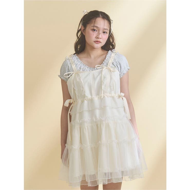 petit flower pure neck tee | merry jenny | 詳細画像11 