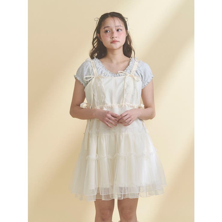 petit flower pure neck tee | merry jenny | 詳細画像12 