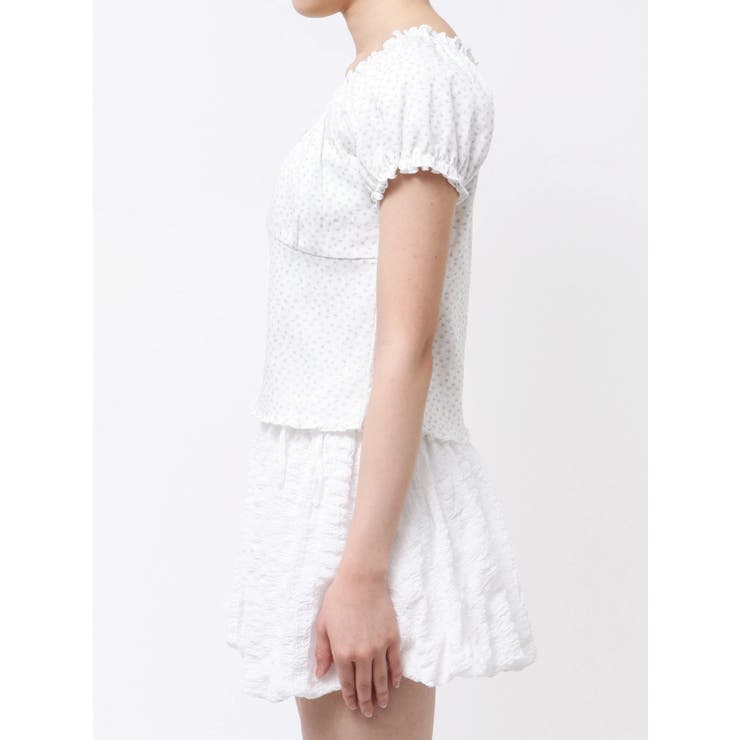 petit flower pure neck tee | merry jenny | 詳細画像20 