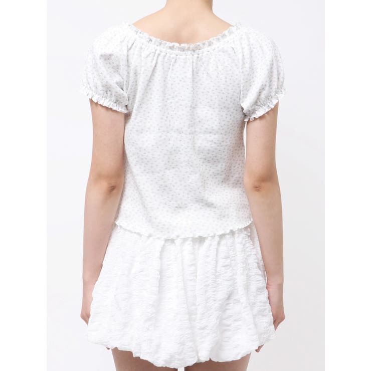 petit flower pure neck tee | merry jenny | 詳細画像21 