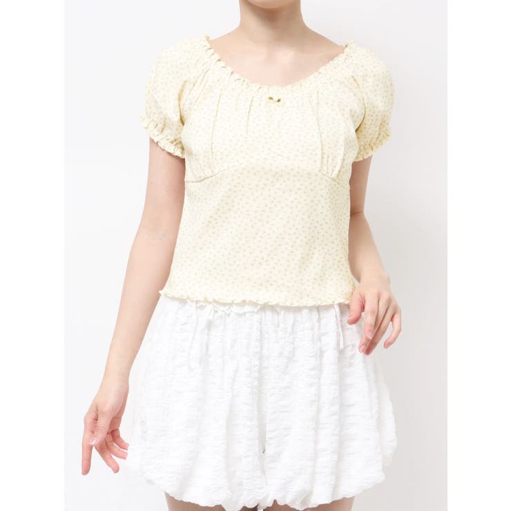 petit flower pure neck tee | merry jenny | 詳細画像29 