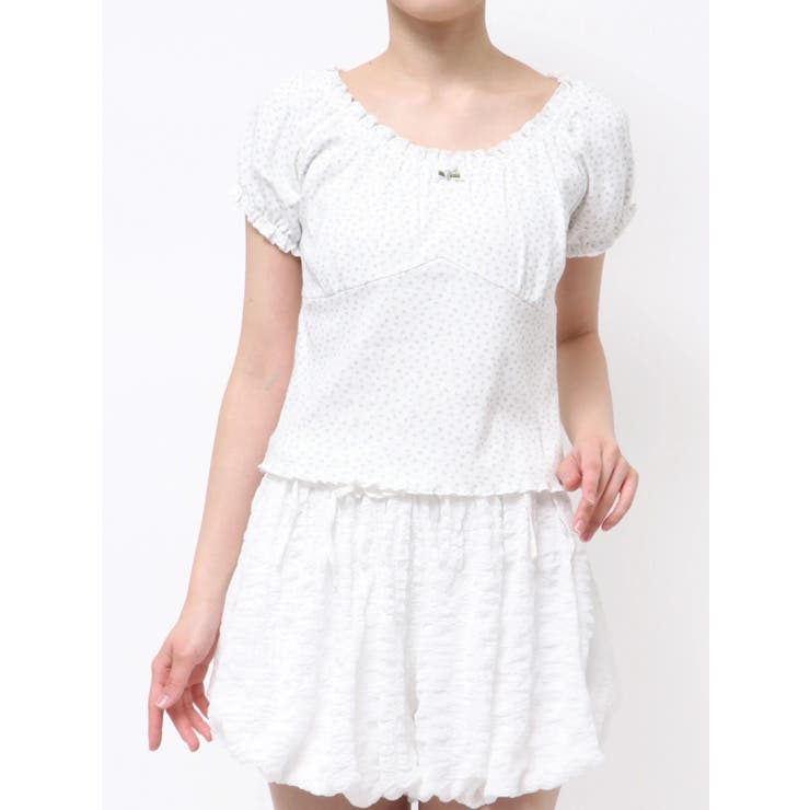 petit flower pure neck tee | merry jenny | 詳細画像30 
