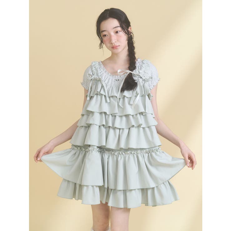 petit flower pure neck tee | merry jenny | 詳細画像7 