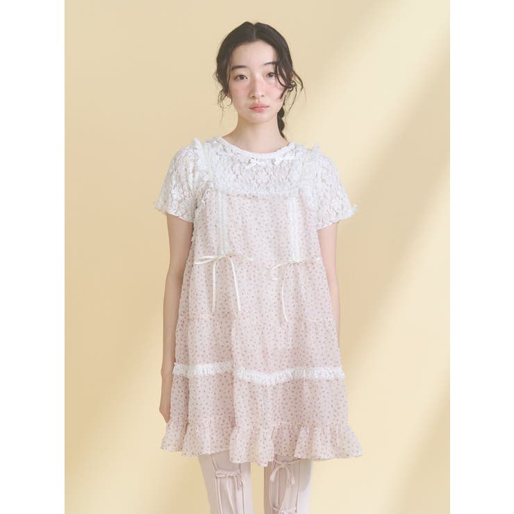 ribbon lace tee | merry jenny | 詳細画像16 