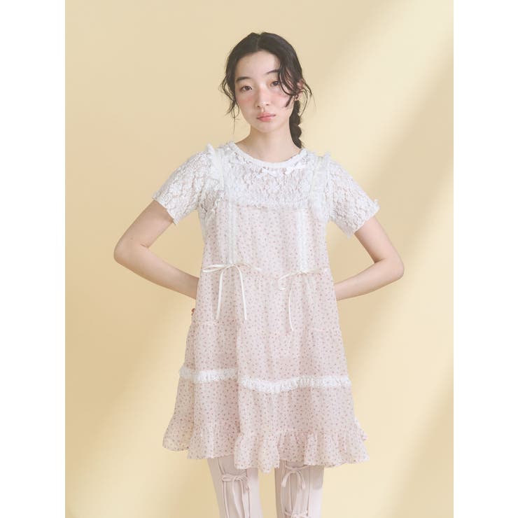ribbon lace tee | merry jenny | 詳細画像17 