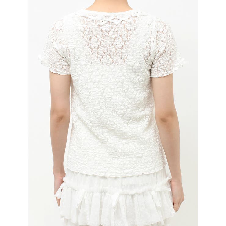ribbon lace tee | merry jenny | 詳細画像27 