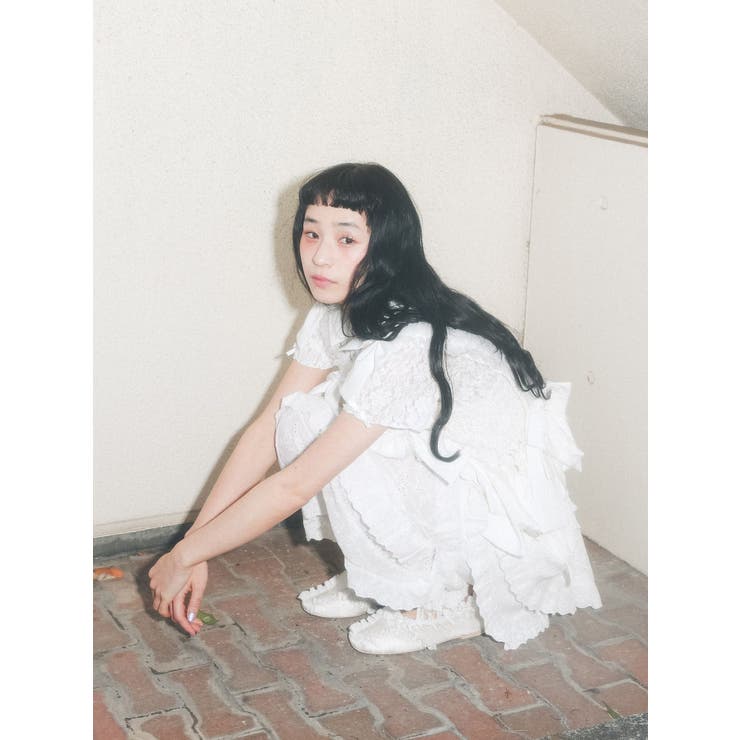 ribbon lace tee | merry jenny | 詳細画像3 