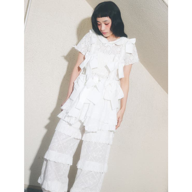 ribbon lace tee | merry jenny | 詳細画像5 