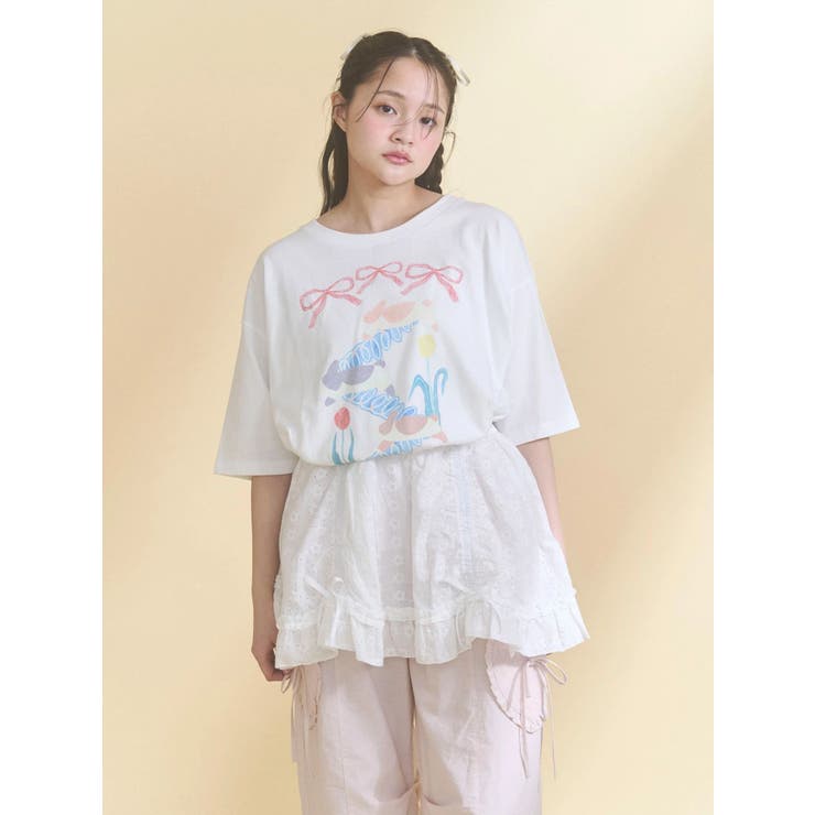うさぎのひみつ時間Tee | merry jenny | 詳細画像1 