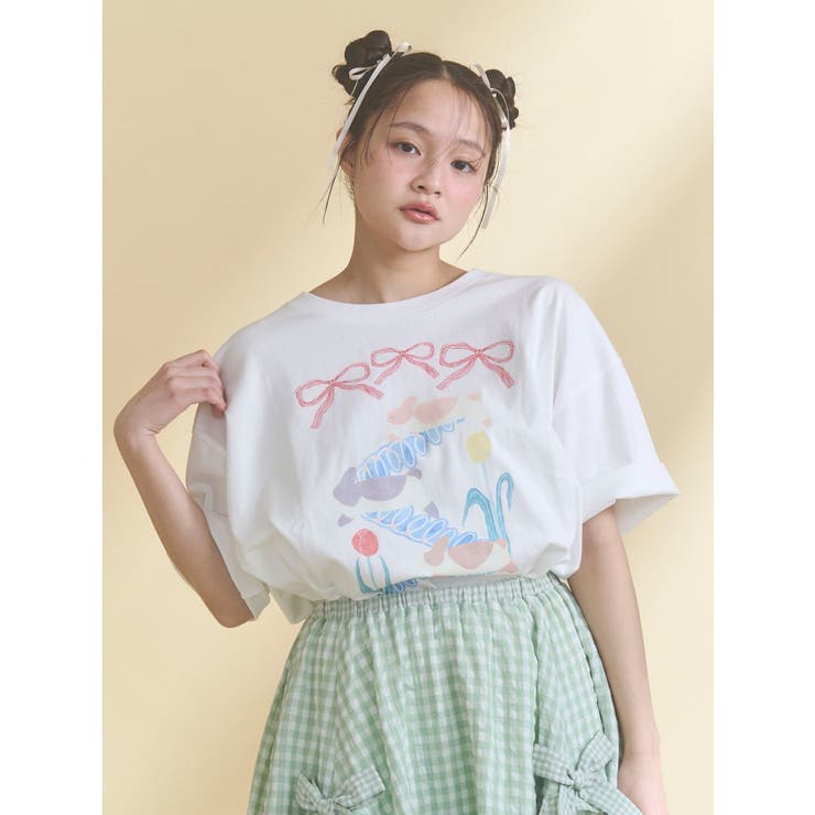 うさぎのひみつ時間Tee | merry jenny | 詳細画像15 