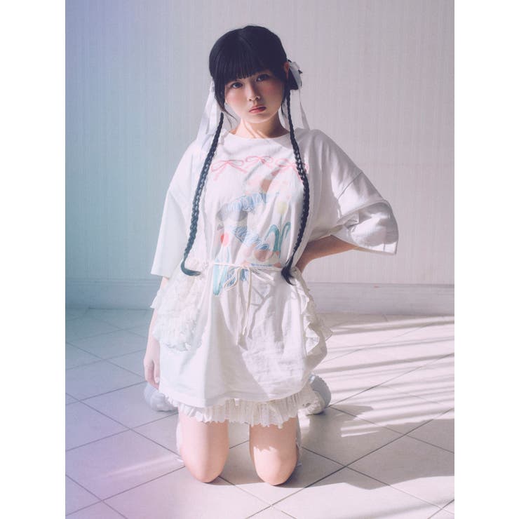 うさぎのひみつ時間Tee | merry jenny | 詳細画像2 