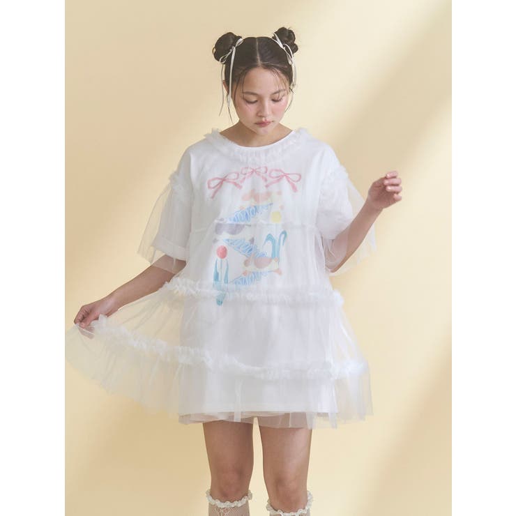 うさぎのひみつ時間Tee | merry jenny | 詳細画像6 