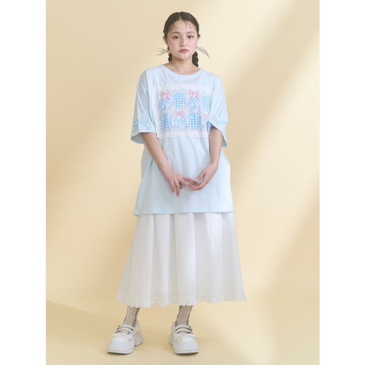 ひみつのゆらめきフレームTee | merry jenny | 詳細画像10 