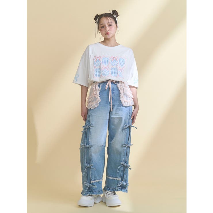 ひみつのゆらめきフレームTee | merry jenny | 詳細画像5 