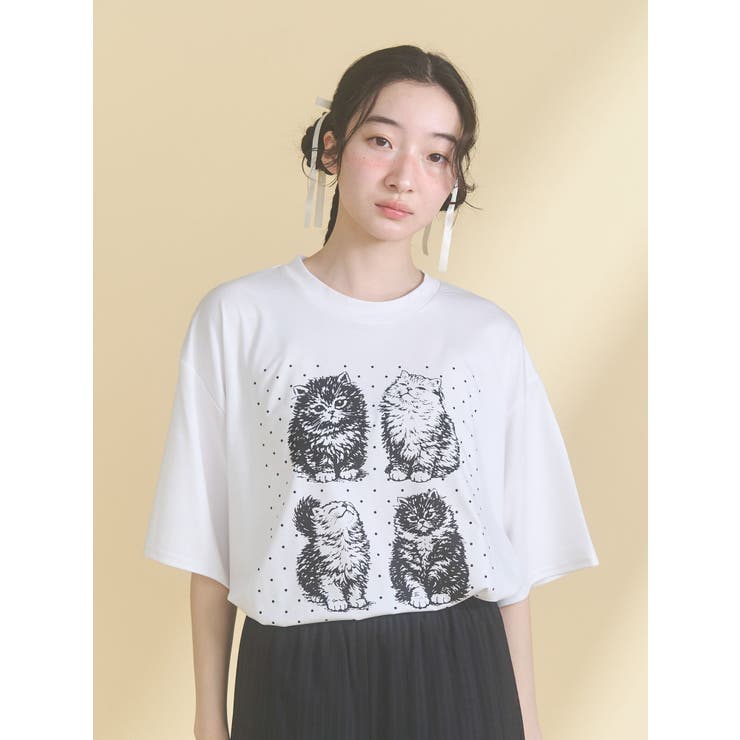 pindot cat tee | merry jenny | 詳細画像16 