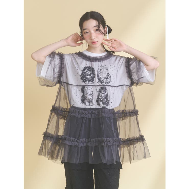 pindot cat tee | merry jenny | 詳細画像17 
